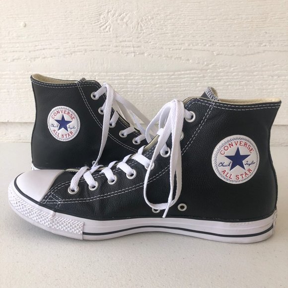 Converse Shoes - Converse All Star Chuck Taylor Unisex Women's 11 Men's 9 LEATHER Upper High Tops